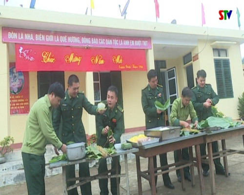 Tết của những người lính quân hàm xanh 